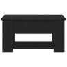 Table basse Chêne noir 79 x 49 x 41 cm Bois d'ingénierie 581740581740