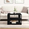 Table basse Chêne Noir 58 x 58 x 40 cm Bois d’ingénierie 581742581742