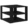 Table basse Chêne Noir 58 x 58 x 40 cm Bois d’ingénierie 581742581742