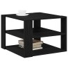 Table basse Chêne Noir 58 x 58 x 40 cm Bois d’ingénierie 581742581742