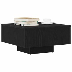Table basse Chêne noir 60 x 60 x 31,5 cm Bois d'ingénierie 581744581744