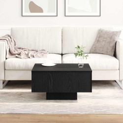 Table basse Chêne noir 60 x 60 x 31,5 cm Bois d'ingénierie 581744581744