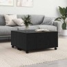 Table basse Chêne noir 75 x 75 x 38 cm Bois d'ingénierie 581745581745