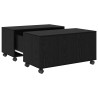 Table basse Chêne noir 75 x 75 x 38 cm Bois d'ingénierie 581745581745