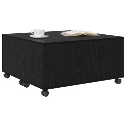 Table basse Chêne noir 75 x 75 x 38 cm Bois d'ingénierie 581745581745