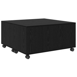 Table basse Chêne noir 75 x 75 x 38 cm Bois d'ingénierie 581745581745