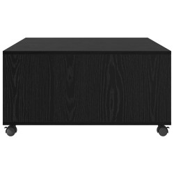 Table basse Chêne noir 75 x 75 x 38 cm Bois d'ingénierie 581745581745