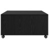 Table basse Chêne noir 75 x 75 x 38 cm Bois d'ingénierie 581745581745