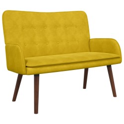 Sofa 2 places Jaune 115 x 61 x 87 cm Velours (V) 581746581746