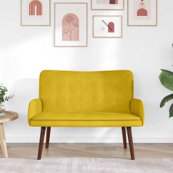 Sofa 2 places Jaune 115 x 61 x 87 cm Velours (V) 581746581746