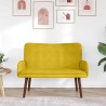 Sofa 2 places Jaune 115 x 61 x 87 cm Velours (V) 581746581746