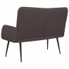 Sofa 2 places Marron foncé 115 x 61 x 87 cm Tissu 581747581747