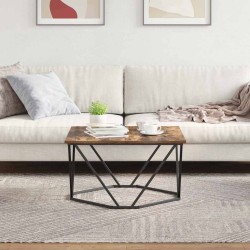 Table basse Chêne fumé 80 x 80 x 45 cm 581748581748