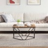 Table basse Chêne fumé 80 x 80 x 45 cm 581748581748