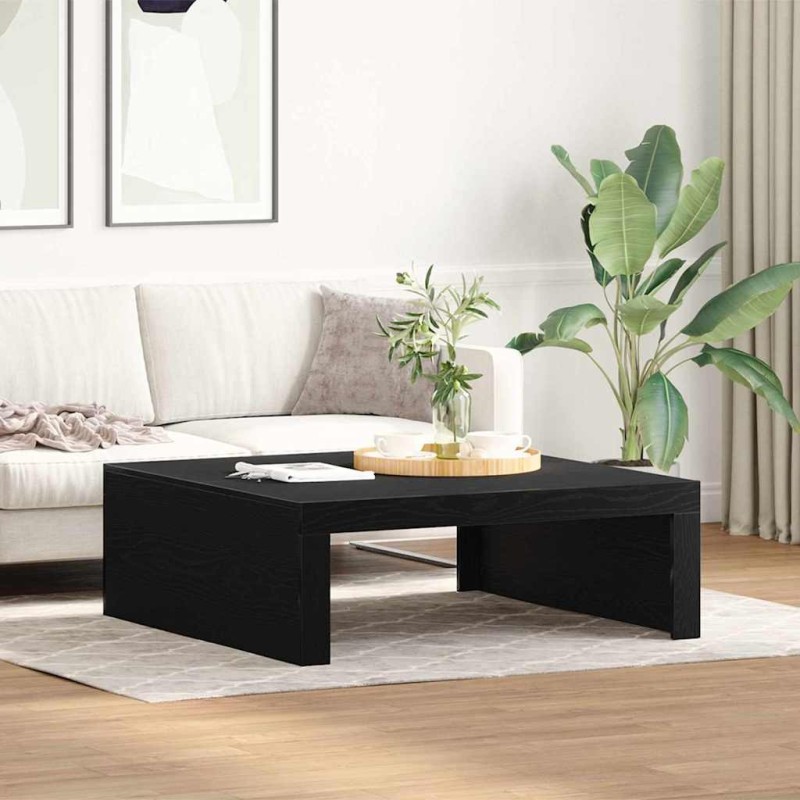 Table basse Chêne noir 100 x 100 x 35 cm Bois d'ingénierie 581751581751
