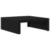 Table basse Chêne noir 100 x 100 x 35 cm Bois d'ingénierie 581751581751