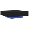 Table basse Chêne noir 100 x 100 x 31 cm Bois d'ingénierie 581752581752