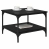 Table basse Chêne noir 55 x 55 x 40 cm Bois d'ingénierie 581753581753