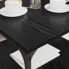Table basse Chêne noir 55 x 55 x 40 cm Bois d'ingénierie 581753581753