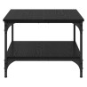 Table basse Chêne noir 55 x 55 x 40 cm Bois d'ingénierie 581753581753
