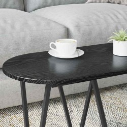 Table basse Chêne noir 80 x 40 x 40.5 cm 581754581754