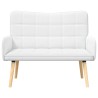 Sofa 2 places Blanc 115 x 61 x 87 cm Tissu 581755581755