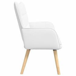 Sofa 2 places Blanc 115 x 61 x 87 cm Tissu 581755581755