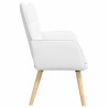 Sofa 2 places Blanc 115 x 61 x 87 cm Tissu 581755581755