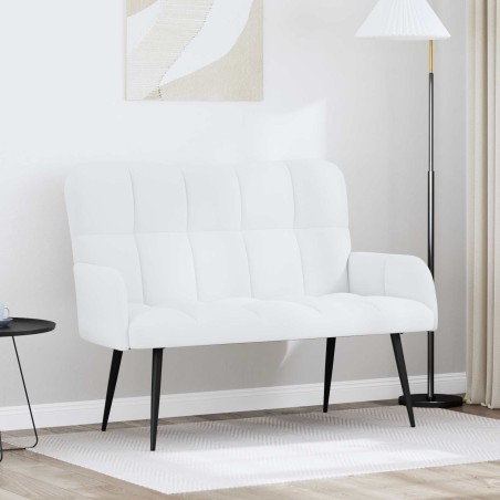Sofa 2 places Blanc 115 x 61 x 87 cm Tissu 581757581757