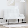 Sofa 2 places Blanc 115 x 61 x 87 cm Tissu 581757581757