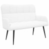 Sofa 2 places Blanc 115 x 61 x 87 cm Tissu 581757581757