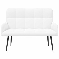 Sofa 2 places Blanc 115 x 61 x 87 cm Tissu 581757581757