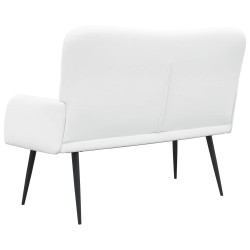 Sofa 2 places Blanc 115 x 61 x 87 cm Tissu 581757581757