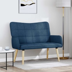 Sofa 2 places Bleu 115 x 61 x 87 cm Tissu 581758581758