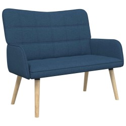 Sofa 2 places Bleu 115 x 61 x 87 cm Tissu 581758581758