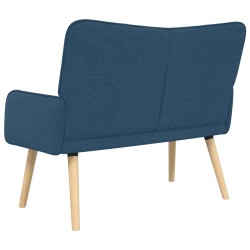 Sofa 2 places Bleu 115 x 61 x 87 cm Tissu 581758581758