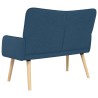 Sofa 2 places Bleu 115 x 61 x 87 cm Tissu 581758581758