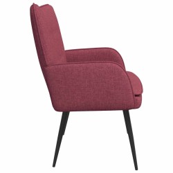 Sofa 2 places Bordeaux 115 x 61 x 87 cm Tissu 581759581759