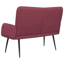 Sofa 2 places Bordeaux 115 x 61 x 87 cm Tissu 581759581759