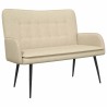 Sofa 2 places Crème 115 x 61 x 87 cm Tissu 581760581760