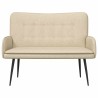 Sofa 2 places Crème 115 x 61 x 87 cm Tissu 581760581760