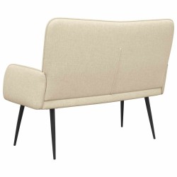 Sofa 2 places Crème 115 x 61 x 87 cm Tissu 581760581760