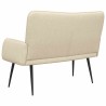 Sofa 2 places Crème 115 x 61 x 87 cm Tissu 581760581760