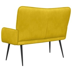 Sofa 2 places Jaune 115 x 61 x 87 cm Velours (V) 581761581761