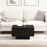 Table basse Chêne noir 55 x 55 x 31 cm 581762581762