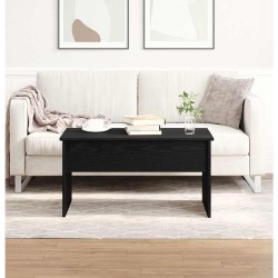 Table basse Chêne noir 80 x 50,5 x 41,5 cm Bois d'ingénierie 581763581763