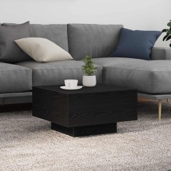 Table basse Chêne noir 55 x 55 x 31 cm Bois d'ingénierie 581764581764