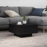 Table basse Chêne noir 55 x 55 x 31 cm Bois d'ingénierie 581764581764