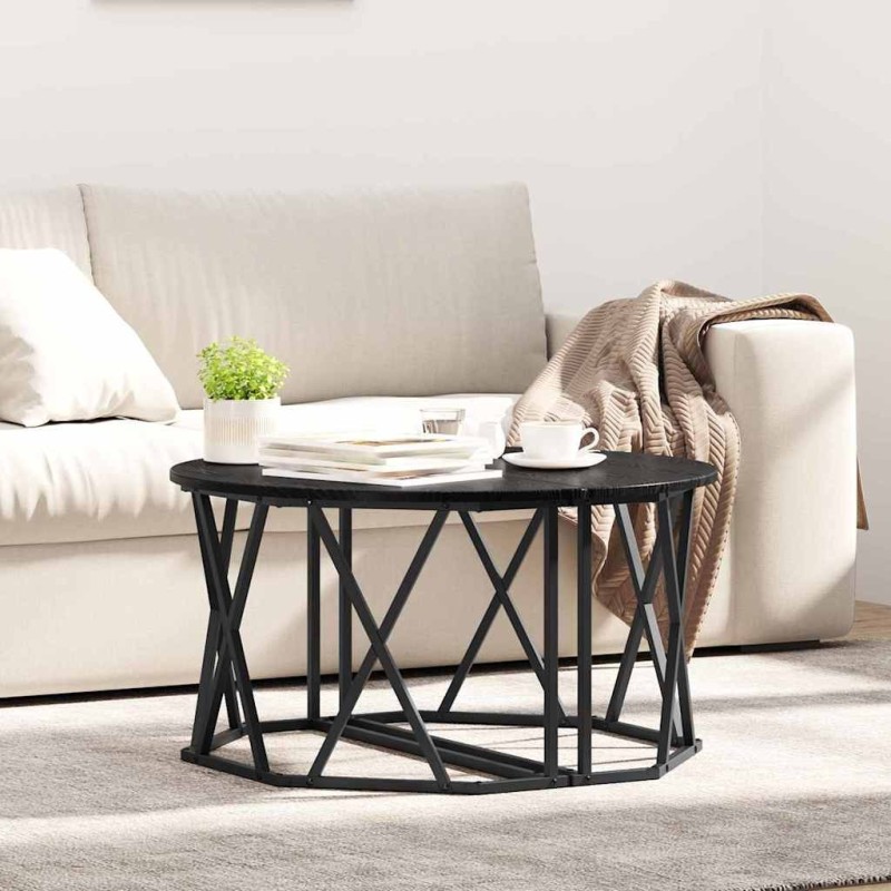 Table basse Chêne noir 80 x 80 x 42 cm 581765581765
