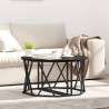 Table basse Chêne noir 80 x 80 x 42 cm 581765581765